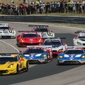 GT Le Mans race start