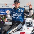 Graham Rahal wins the Sunday Indycar Dual in Detroit