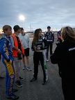 Drivers before the race